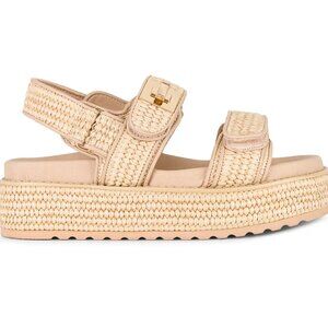 Steve Madden “Big Mona” Raffia Sandals – Size 7.5 – New in Box